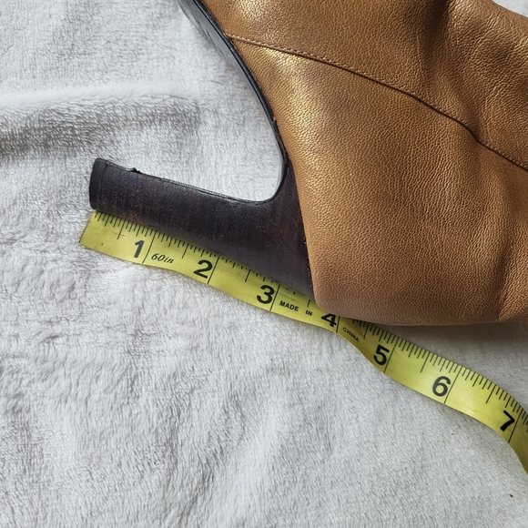 Colin Stuart metallic gold ankle boots heels US 6M - Picture 9 of 10